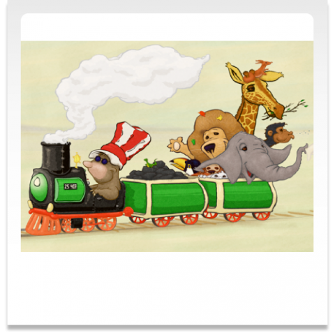 Tiere im Zug
